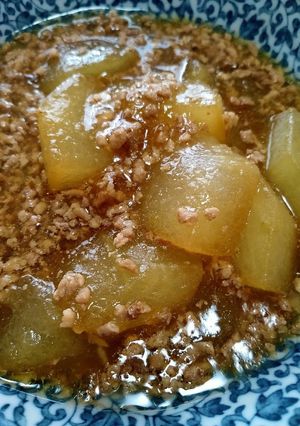 冬瓜とひき肉の煮物-レシピのメイン写真