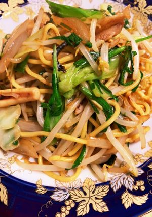 香ばしい麺がやみつき！一味違う焼きそば-レシピのメイン写真