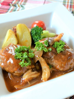 とろとろ煮込みハンバーグ♪-レシピのメイン写真