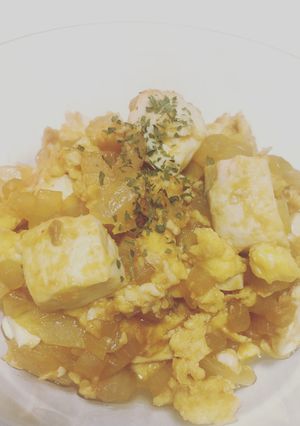 韓国風炒り豆腐♡-レシピのメイン写真