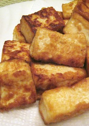 豆腐のから揚げ粉焼き♪-レシピのメイン写真