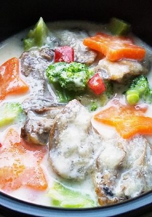 犬ご飯　鶏ハツのフリカッセ-レシピのメイン写真