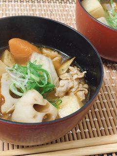 根菜たっぷりピリ辛鍋-レシピのメイン写真