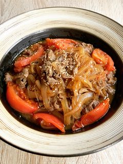 トマト牛丼の具-レシピのメイン写真
