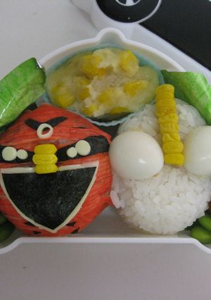 キャラ弁ゴーオンジャー＆ウルトラマン弁当-レシピのメイン写真