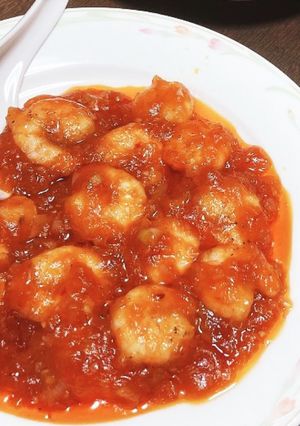 喜山飯店風！エビチリ-レシピのメイン写真