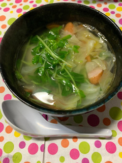 簡単水餃子のスープ-レシピのメイン写真