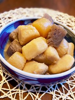 里芋大根こんにゃくの煮物-レシピのメイン写真