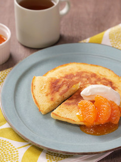 自家製ジャムのせ♪みかんホットケーキ-レシピのメイン写真
