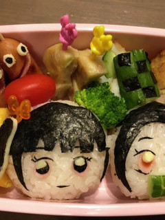 簡単!鬼滅の刃キャラ弁ねずこ&カナヲ-レシピのメイン写真