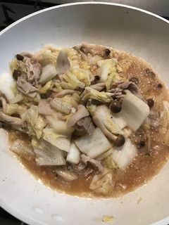 白菜豚バラぶなしめじのポン酢炒め-レシピのメイン写真