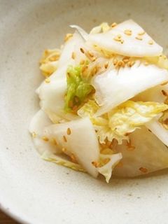 白菜・大根の酢の物♪白菜の甘さか美味♪-レシピのメイン写真