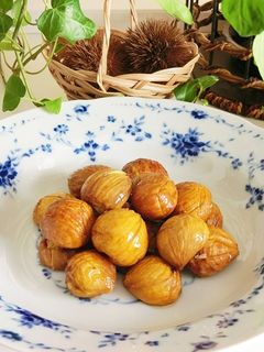 簡単♪焼き栗で天津甘栗風-レシピのメイン写真