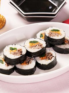 焼肉のたれで!キンパ風太巻き-レシピのメイン写真