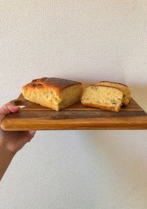 混ぜて焼くだけ◎バナナパウンドケーキ-レシピのメイン写真