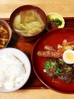 デミハンバーグ定食-レシピのメイン写真