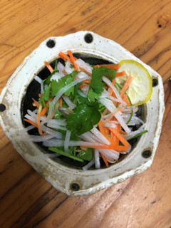 簡単酢で!パクチー入りナマス-レシピのメイン写真