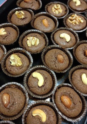チョコナッツマフィン-レシピのメイン写真