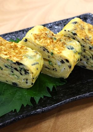 ひじき入りだし巻きたまご-レシピのメイン写真