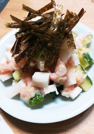 長芋ねぎとろ-レシピのメイン写真