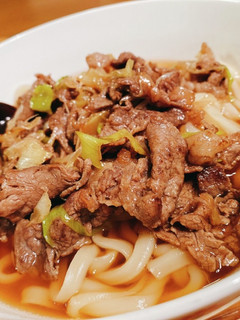 甘辛肉うどん-レシピのメイン写真