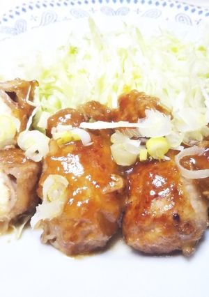 ヘルシーかさまし♪厚揚げの豚肉巻き-レシピのメイン写真