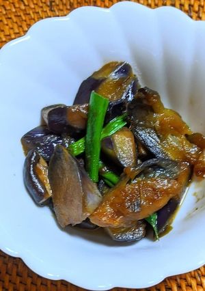 茄子の麺つゆ炒め-レシピのメイン写真