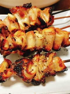 豚ハツモトの串焼き-レシピのメイン写真