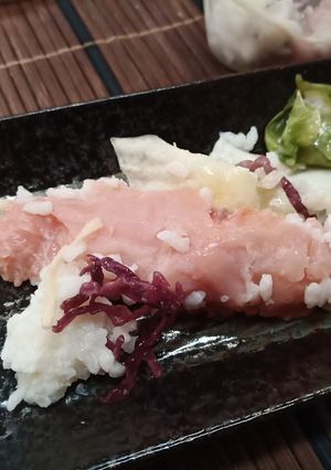 侮って挑む 鮭寿司（飯寿司）-レシピのメイン写真
