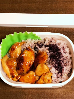 自分弁当・照り焼き丼②-レシピのメイン写真