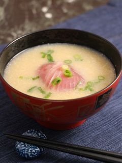 簡単!マグロのお味噌汁☆山かけ風-レシピのメイン写真