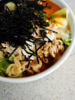 磯のかおり、さっぽろ一番 醤油ラーメン-レシピのメイン写真