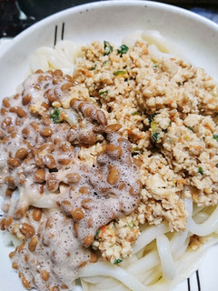 豆腐ふりかけの混ぜうどん〜♪♪♪-レシピのメイン写真