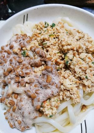 豆腐ふりかけの混ぜうどん〜♪♪♪-レシピのメイン写真