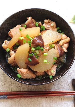 大根と椎茸と鶏胸肉のじ～んわり美味な煮物-レシピのメイン写真