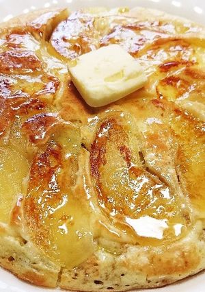 HMで簡単りんごとさつまいものパンケーキ-レシピのメイン写真