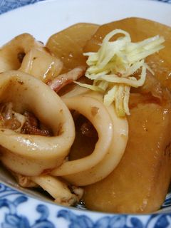 里芋・大根・イカのこっくり煮-レシピのメイン写真