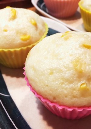 優しい甘さ!HMでとうもろこし蒸しパン✨-レシピのメイン写真