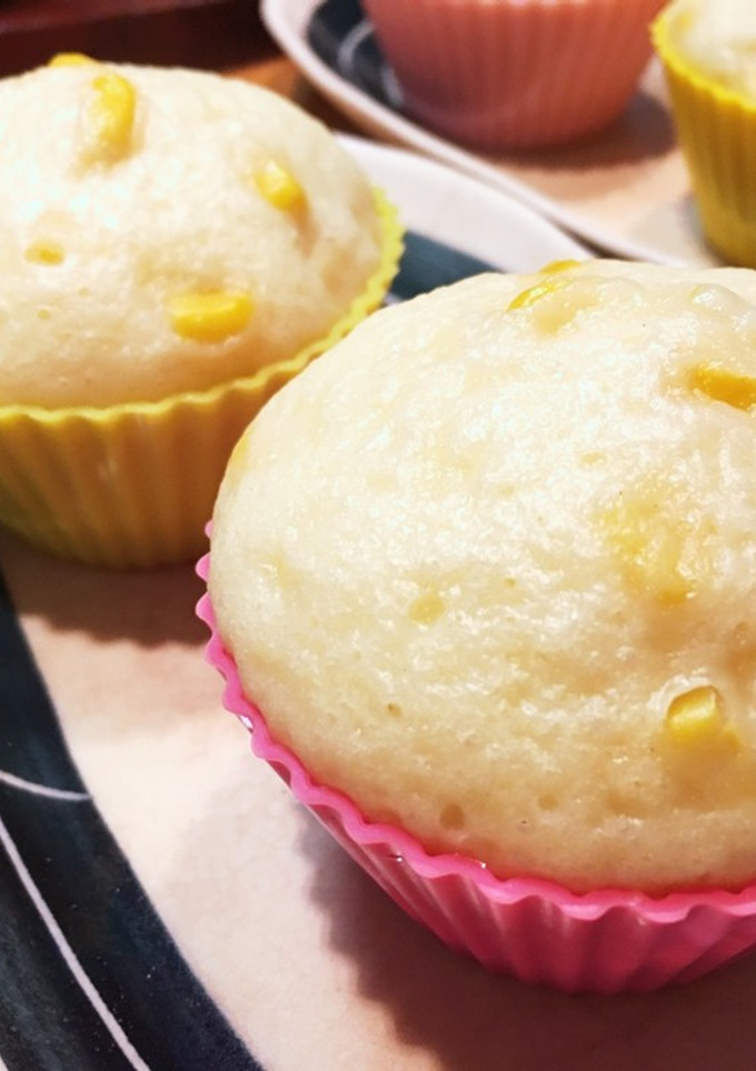優しい甘さ！HMでとうもろこし蒸しパン✨-レシピのメイン写真