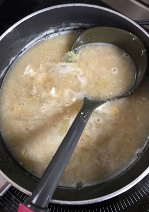 白菜と玉子の味噌汁-レシピのメイン写真