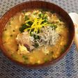 イワシの親子雑炊