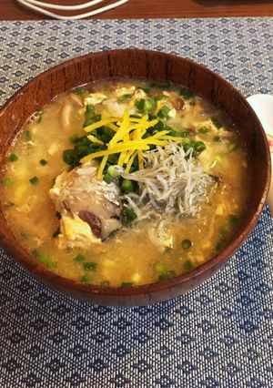 イワシの親子雑炊-レシピのメイン写真