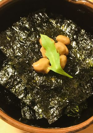 毎日の納豆●味つけ海苔とサンドして-レシピのメイン写真