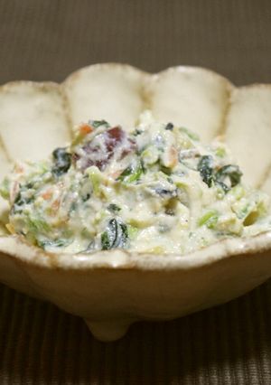 食物繊維豊富!さつまいもの白和え-レシピのメイン写真