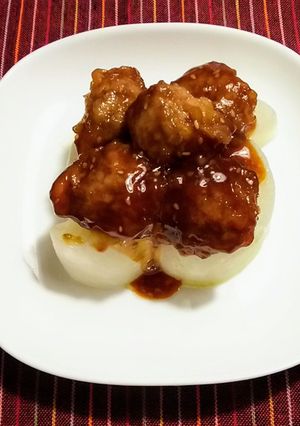 ふろふき大根 甘酢肉団子かけ-レシピのメイン写真