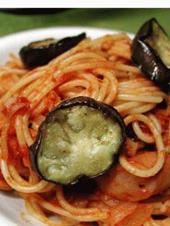 ナスのトマトソースのパスタ-レシピのメイン写真