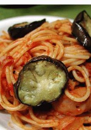 ナスのトマトソースのパスタ-レシピのメイン写真