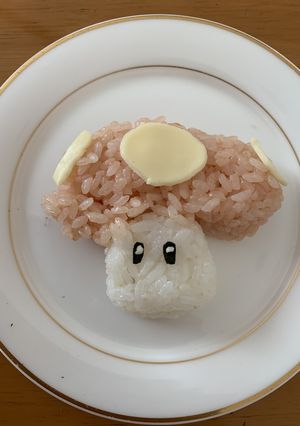 02 キャラ弁　スーパーキノコ-レシピのメイン写真