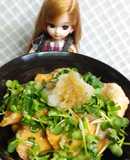 リカちゃん♡秋鮭おろし竜田ε('ﻬ')з