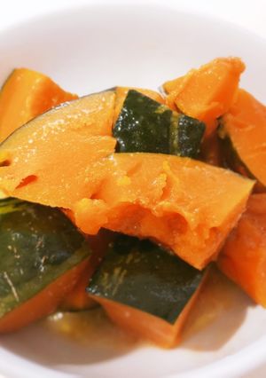 砂糖なしでも甘い　かぼちゃの塩麹煮-レシピのメイン写真